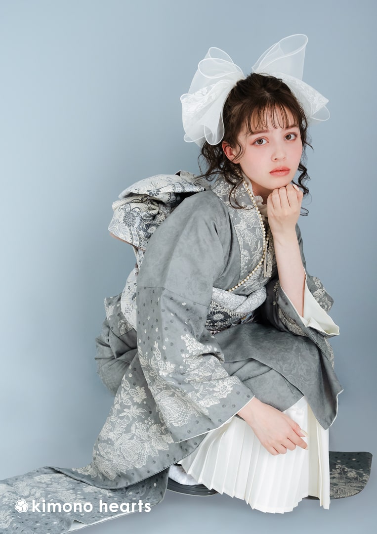 グレーの振袖一覧 | kimono hearts | 成人式の振袖レンタル・購入 卒業