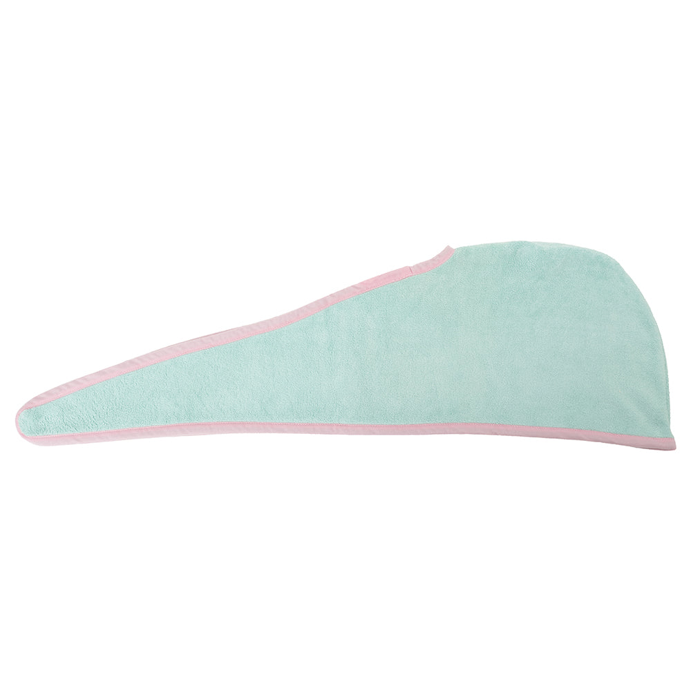 quick hairdry towel mint×pink – POTETE