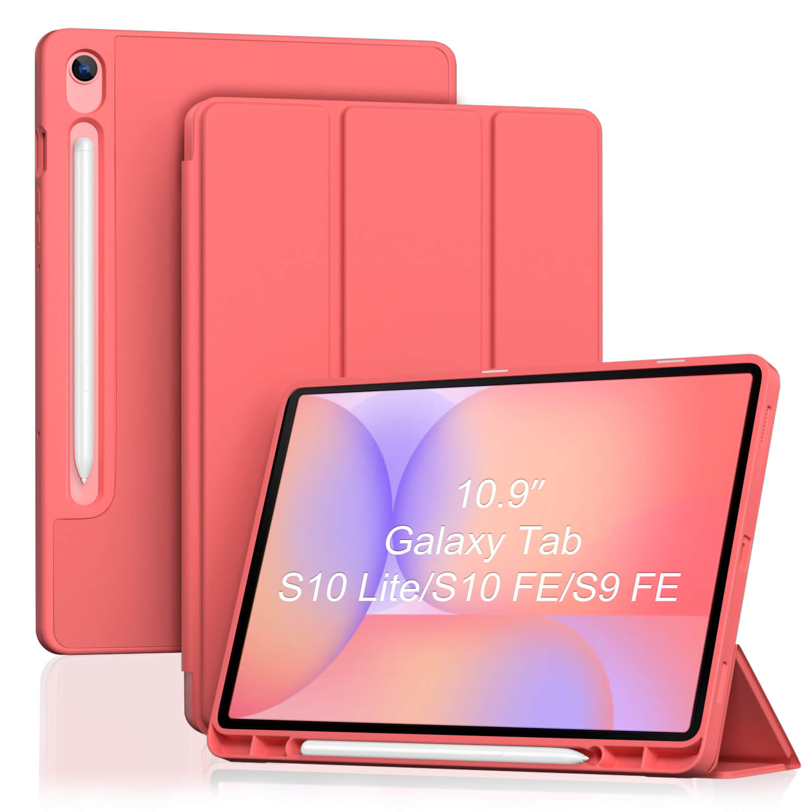 Galaxy Tab S10 Lite/ S10 FE/ S9 FE Slim Folio Soft TPU Case