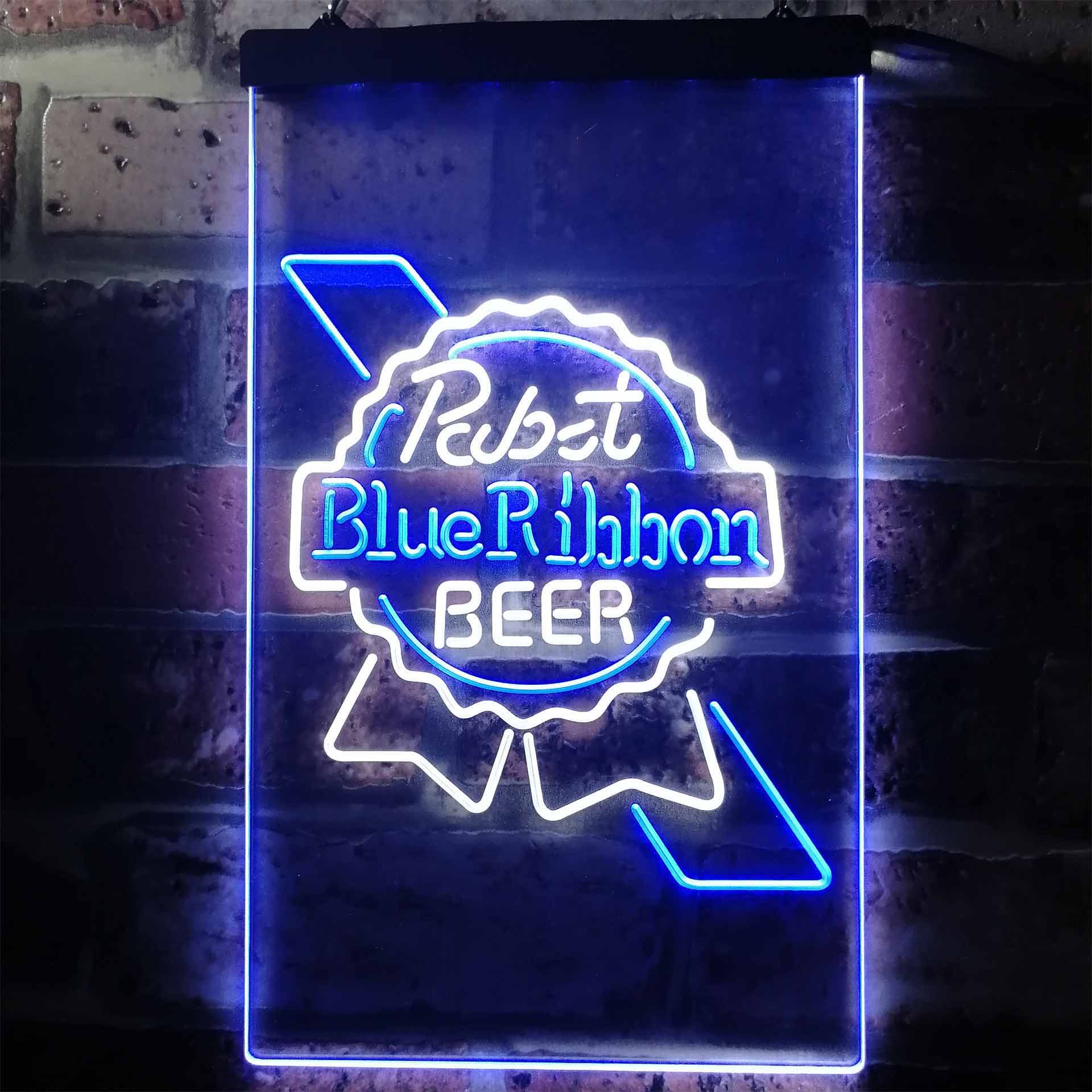 Pabst Blue Ribbon Home Bar Neon Light LED Sign | Home Bar Gift