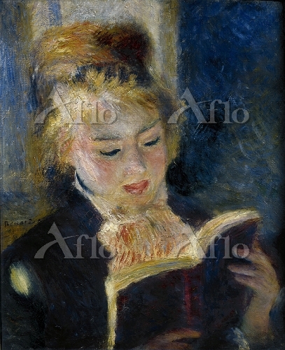 ルノアール 読書する少女 額付き ルノアール 読書する少女 額付き 読書