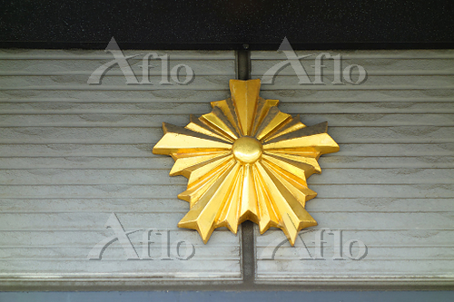 警察の旭日章（警察章） [116063812]の写真素材 - アフロ