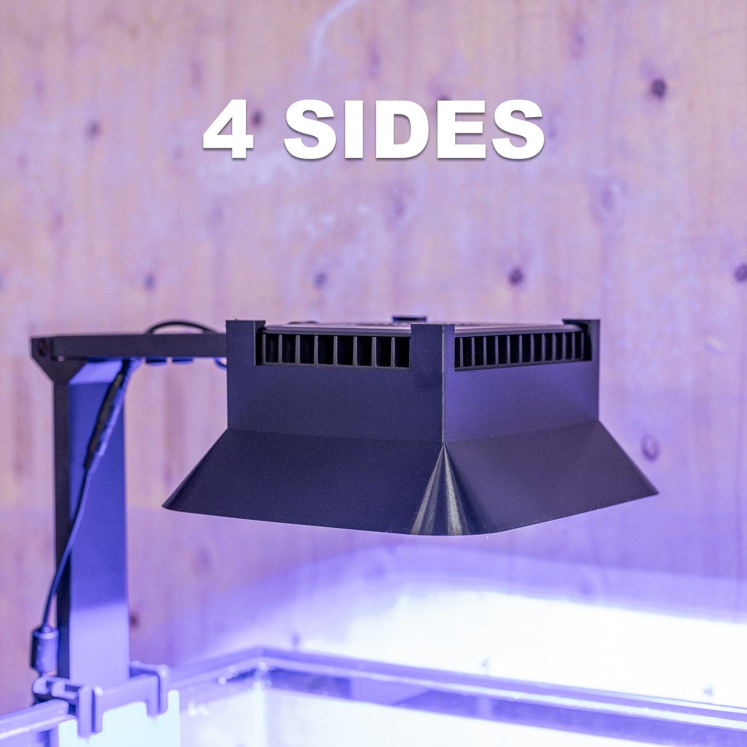 Red Sea ReefLED 160S LED Light Shade – Printed Reef