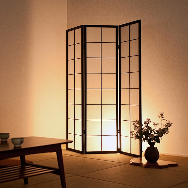 和風パーテーション 木製 障子 6連 和風パーテーション 木製 障子 6連