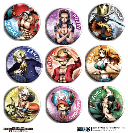 東京ワンピースタワー トンガリBD缶バッジ ロロノア・ゾロ 東京