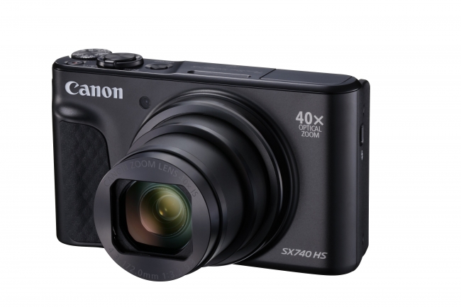 光学40倍ズームレンズを搭載した“PowerShot SX740 HS”を発売