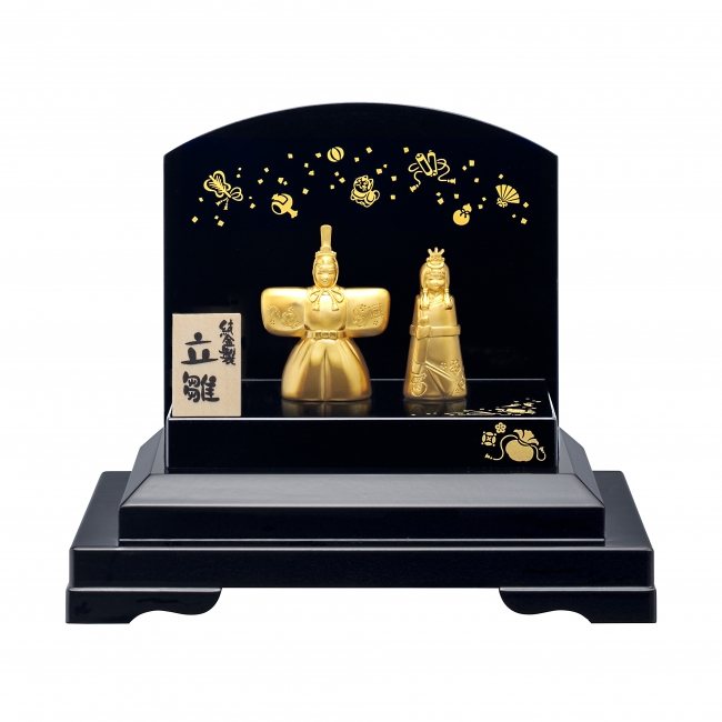 ギンザタナカ：資産性が高く美しい純金製の新作ひな人形3種を11月29日