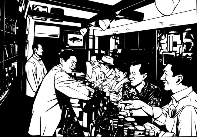 成田一徹？ 切り絵 成田 一徹 to the BAR 」 in BAR TIMES | バーを