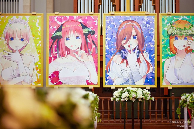 五等分の花嫁 中野四葉 anique 額装絵 五等分の花嫁 完結