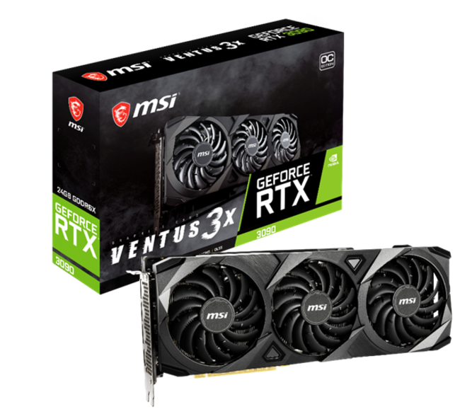MSI、NVIDIA GeForce RTX™ 3090搭載したVENTUSシリーズモデル「GeForce