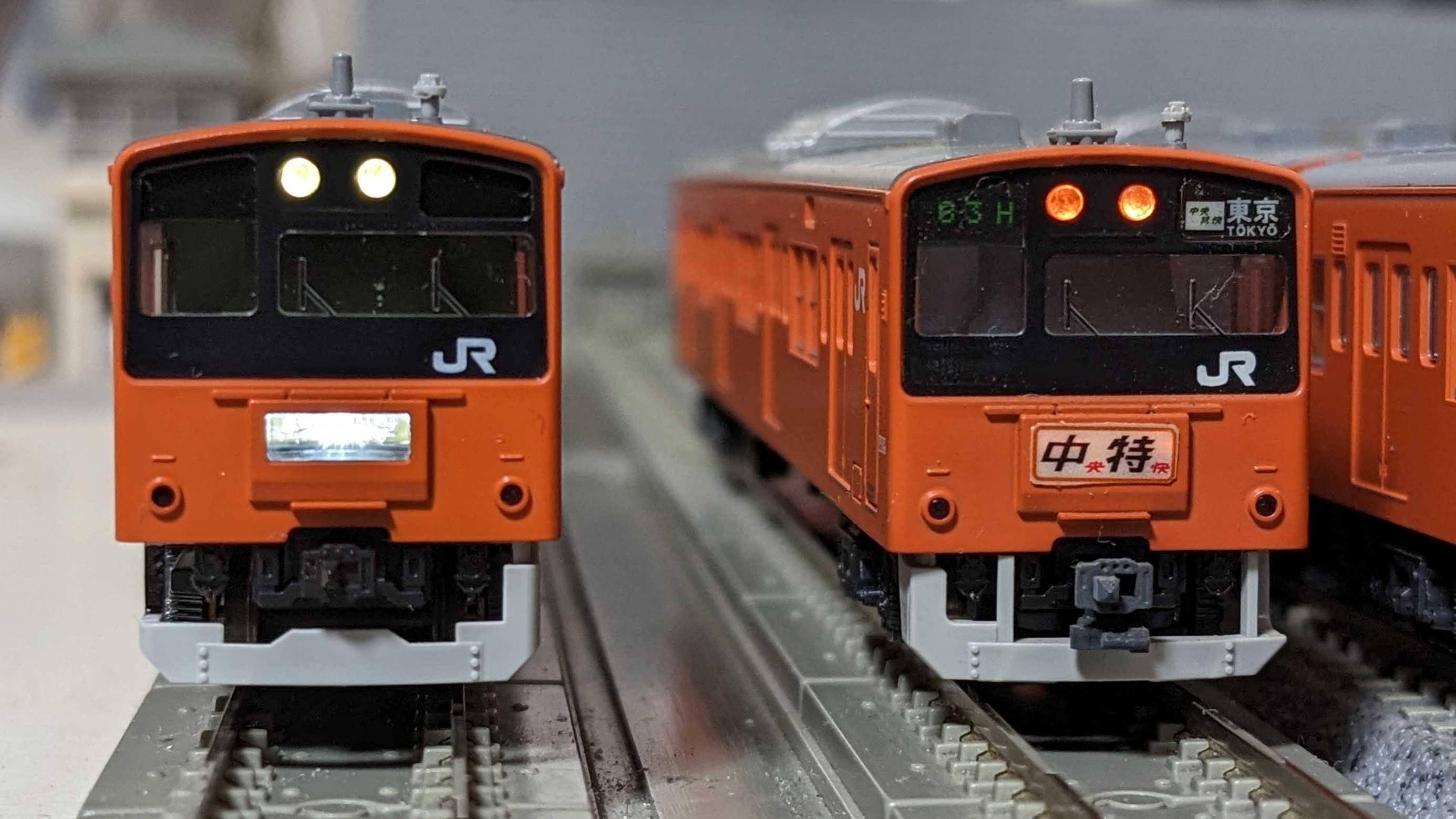 中央線201系 側面方向幕 JR初期タイプ 70コマ 中央線201系