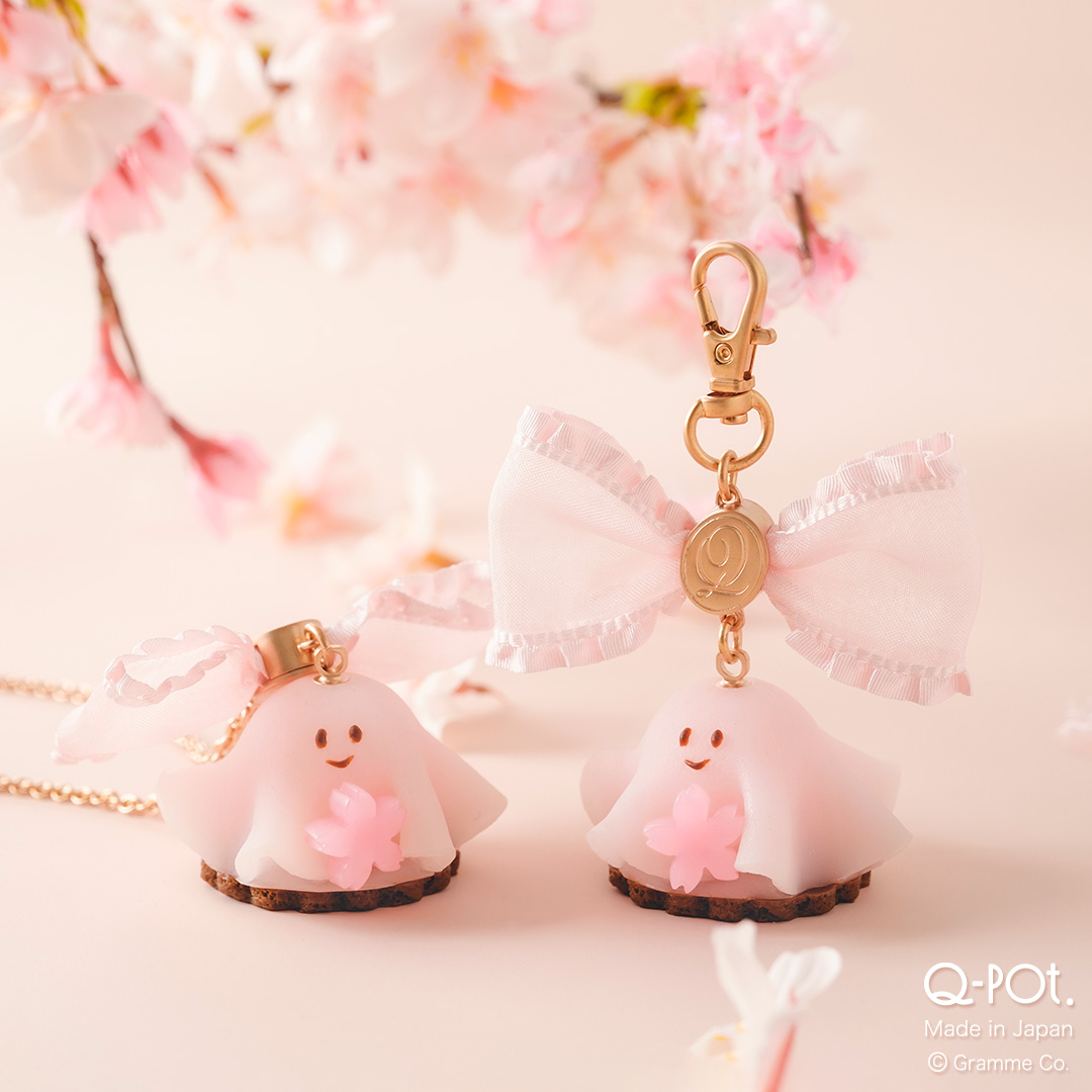 ほんのり桜色に染まったもちもちの求肥のオバケちゃんが今年も3月23日