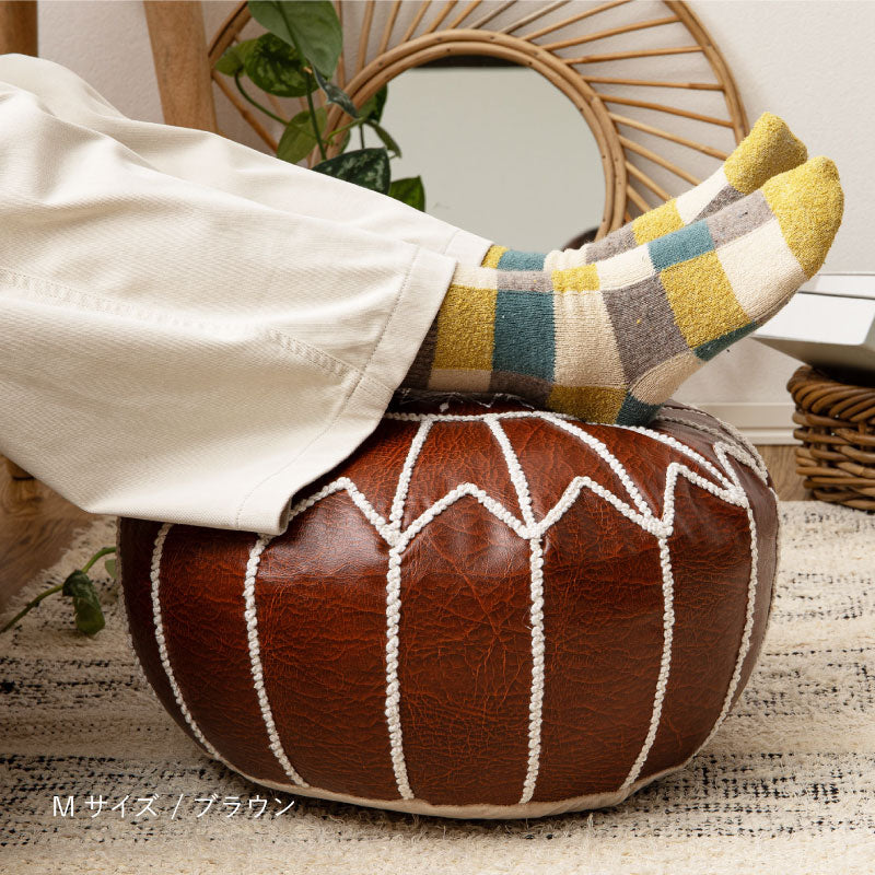 プフ スツール クッション ラウンドクッション 直径30cm 40cm 2サイズ