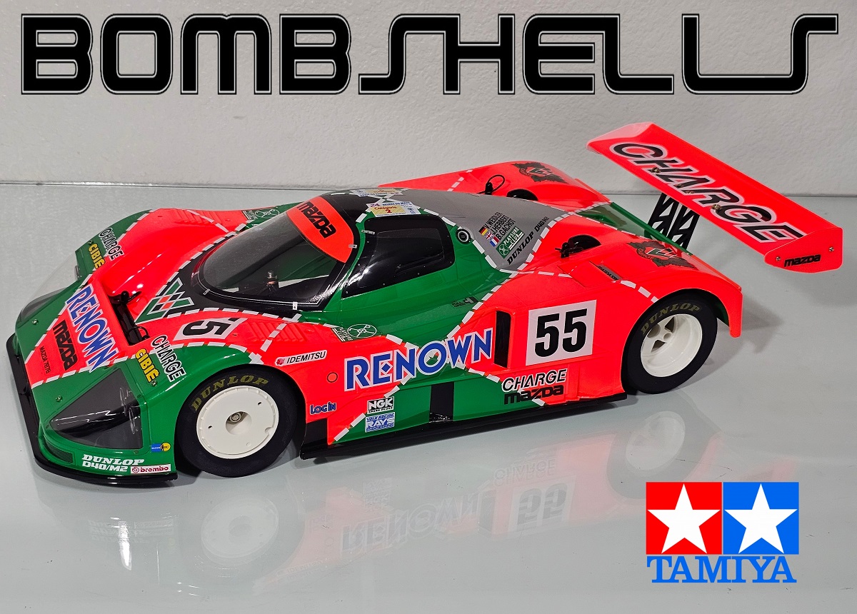 TAMIYA MAZDA 787B 1/10スケール Tamiya 1/10 RC Mazda 787B Le Mans