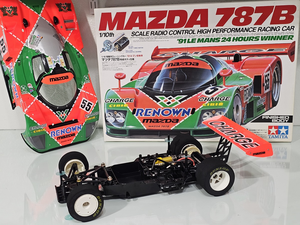 ヒロ Tamiya Mazda 787B 1/10スケール ヒロ Tamiya Mazda 787B 1/10