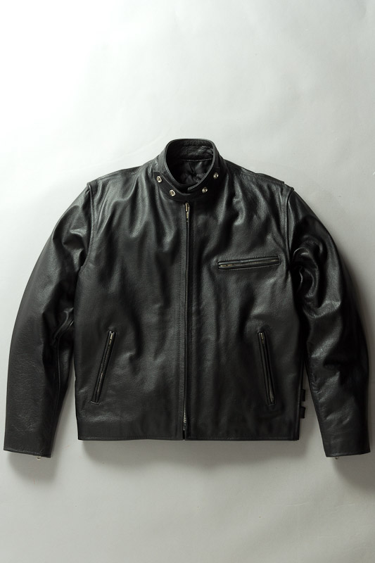シングルライダースジャケット バッファロー革、ライダースジャケット