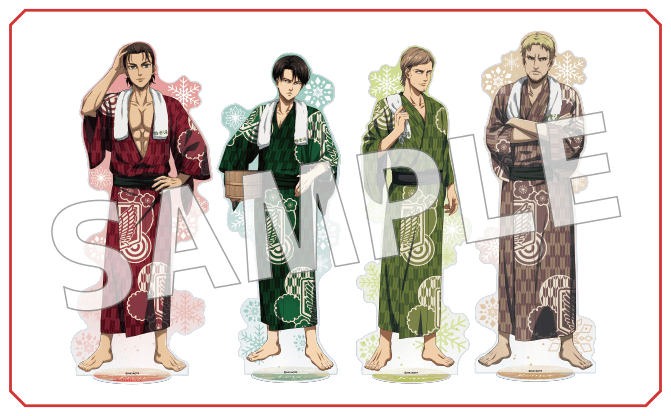 進撃の巨人 ライナー 極楽湯 推し旅 アクリルスタンド 大きめサイズ