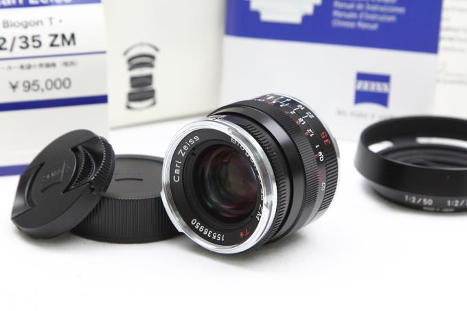 Carl Zeiss Biogon 2.8/25 ZM レンズ + 純正フード