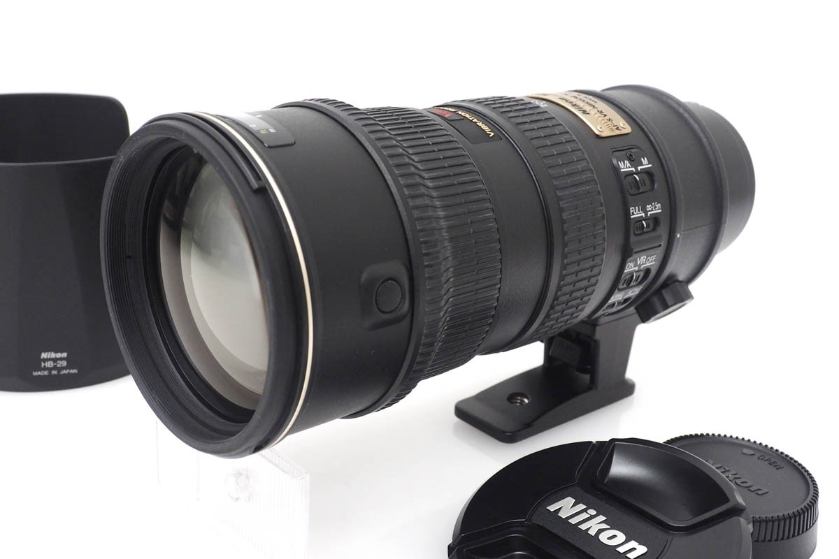ジャンク品のAF-S NIKKOR 70-200mm F2.8 G VR AF-S NIKKOR 70-200mm f