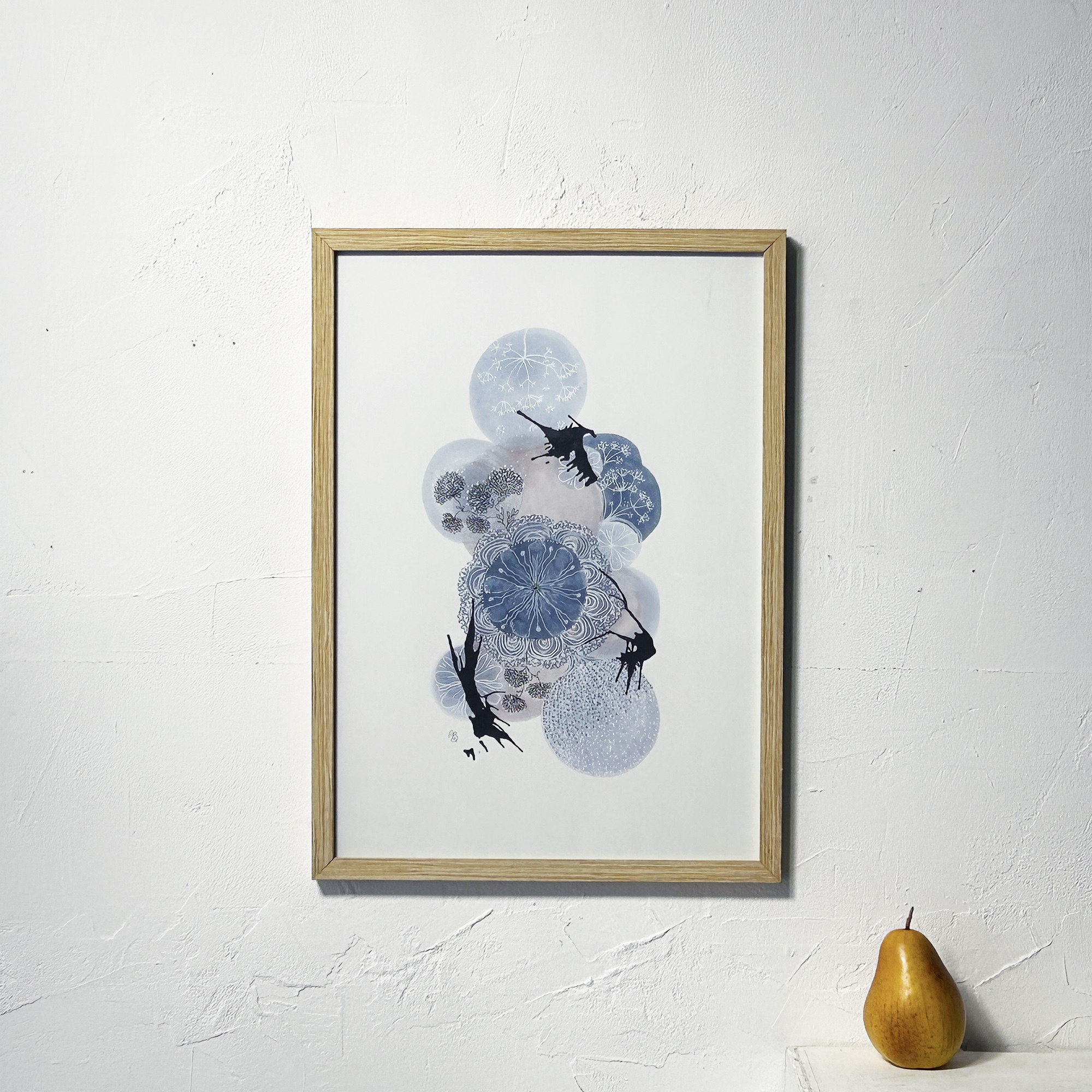 水彩画の小人 (フレーム付き) 水彩画の小人 (フレーム付き) 水彩画