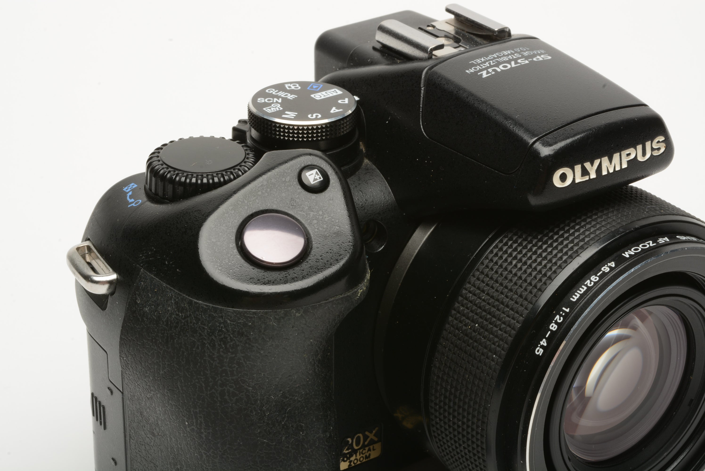 Olympus SP570UZ Digital Point&Shoot, Lowepro case, strap, cap, and