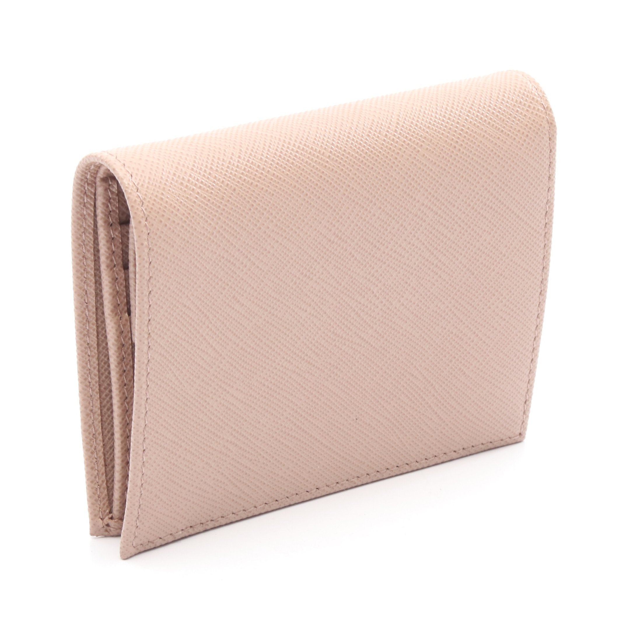 二つ折り財布 レザー ピンク プラダ – RECLO