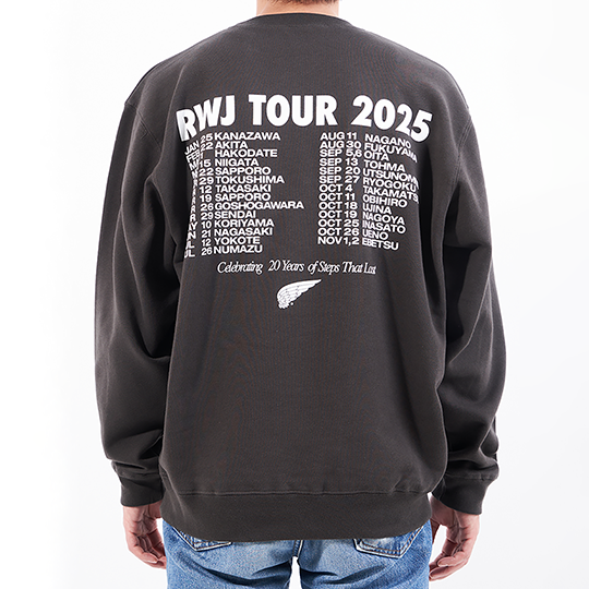 2025RWJ Event Tour Sweat / Charcoal | レッドウィング オフィシャル