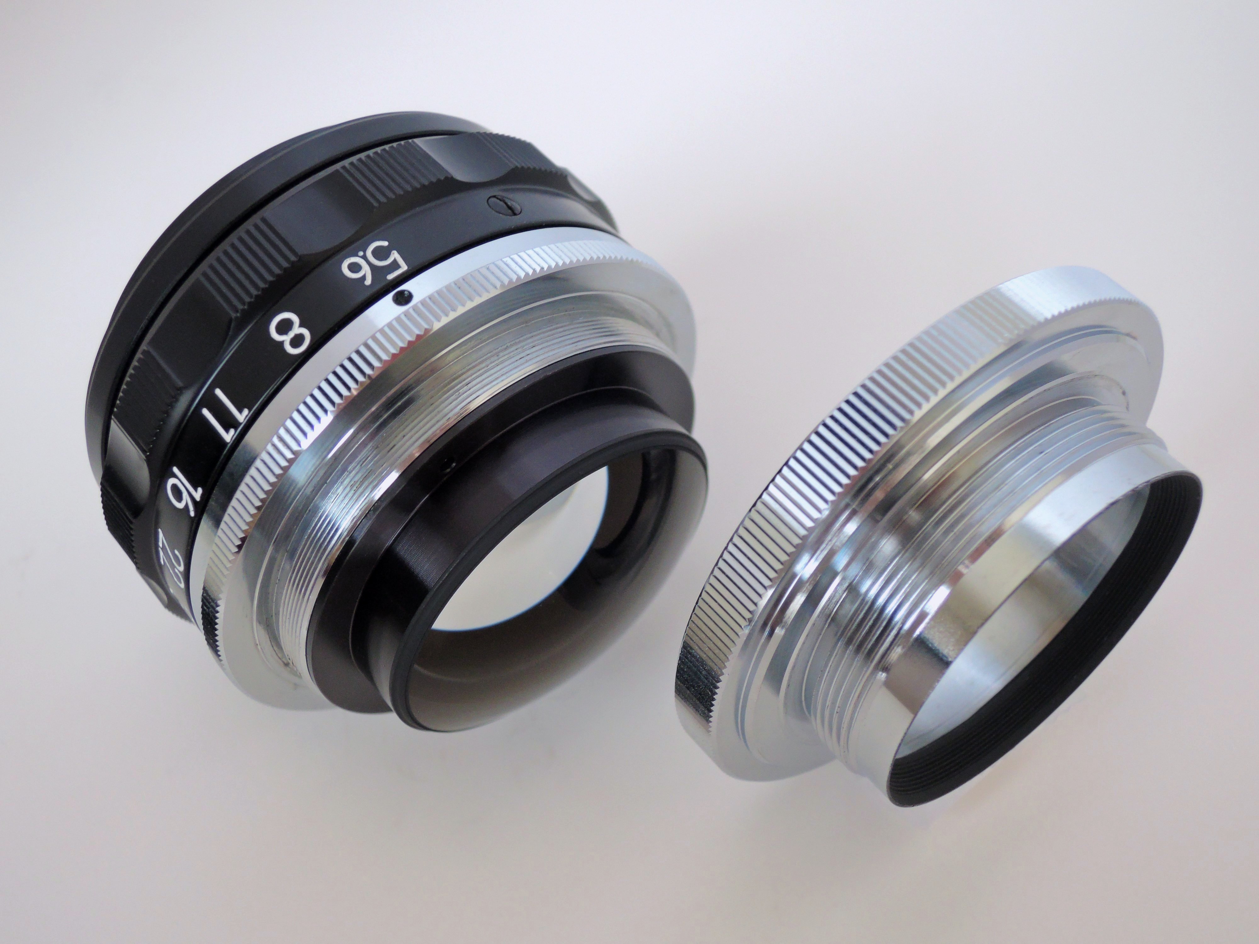 長岡4x5木製カメラ＋Nikkor-W 135mm F5.6＋フィルムホルダー 長岡4x5