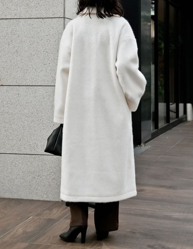 ウールタッチシャギーチェスターコート - ジャケット/アウター通販