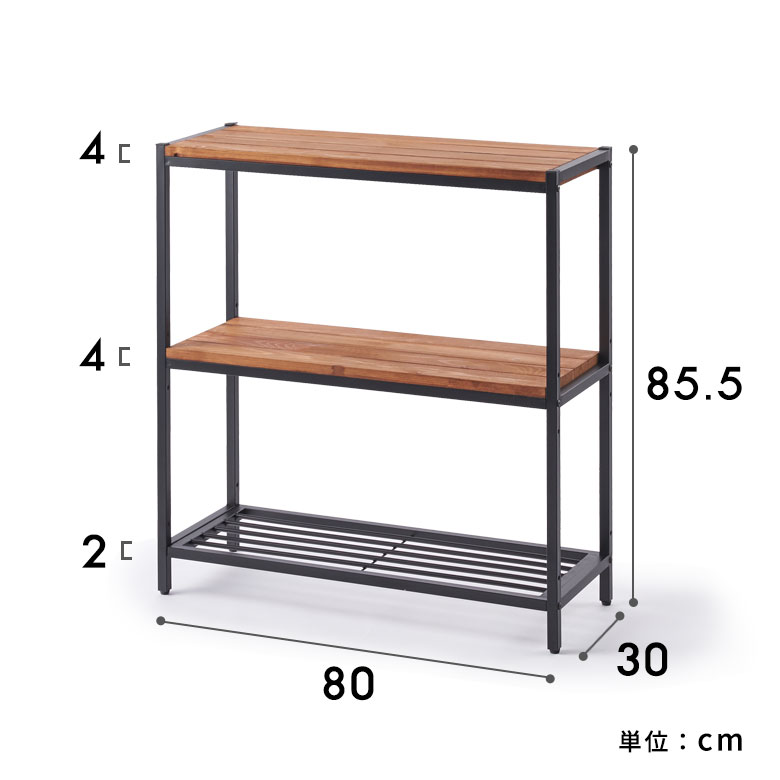 ヨハン アイアンシェルフ 3段 ヨハン アイアンシェルフ 3段 ラック