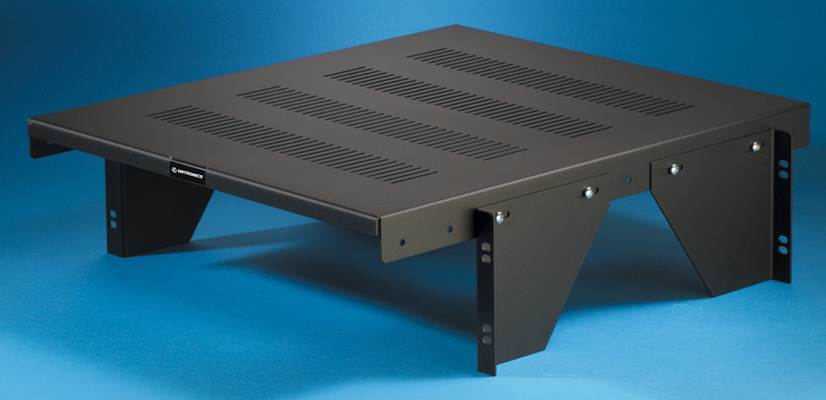 Vented Equipment Shelf for Mighty Mo Racks - 17.5Wx5.75Hx20D