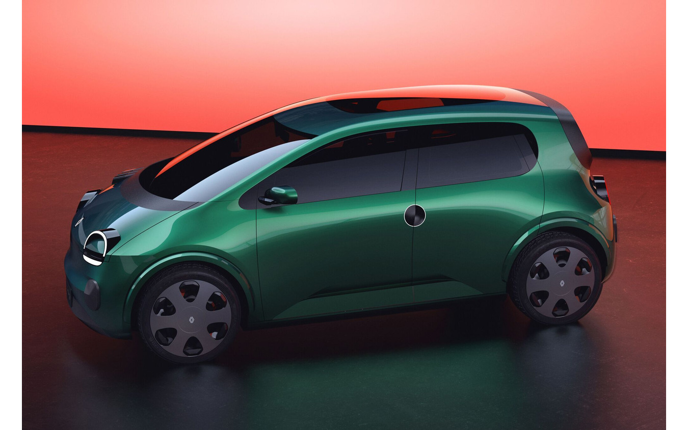 ルノー『トゥインゴ』次期型のEV、最新プロトタイプ初公開へ…パリ