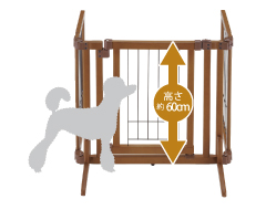 ペット用 木製おくだけドア付ゲート M | リッチェル公式ウェブショップ