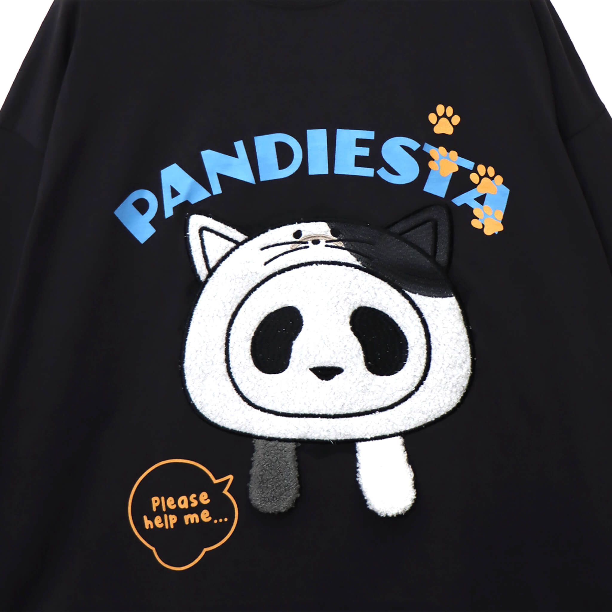 PANDIESTA 飛び出し にゃんこぱんだ ロングスリーブ Tシャツ(595751