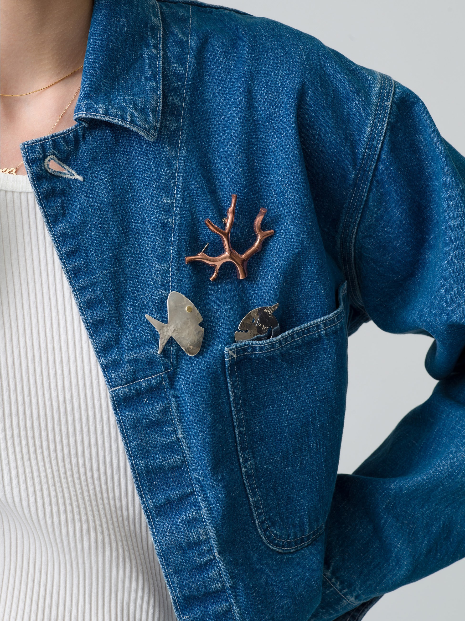 フィッシュ ブローチ（No.2）｜Folk/N(フォーク バイ エヌ)｜Ron Herman