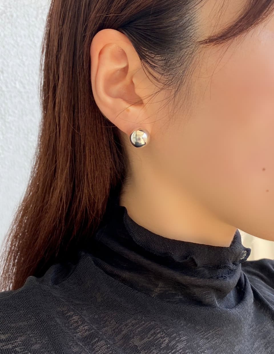 美品 TIFFANY&Co. ティファニー ハードウェア ボールピアス シルバー