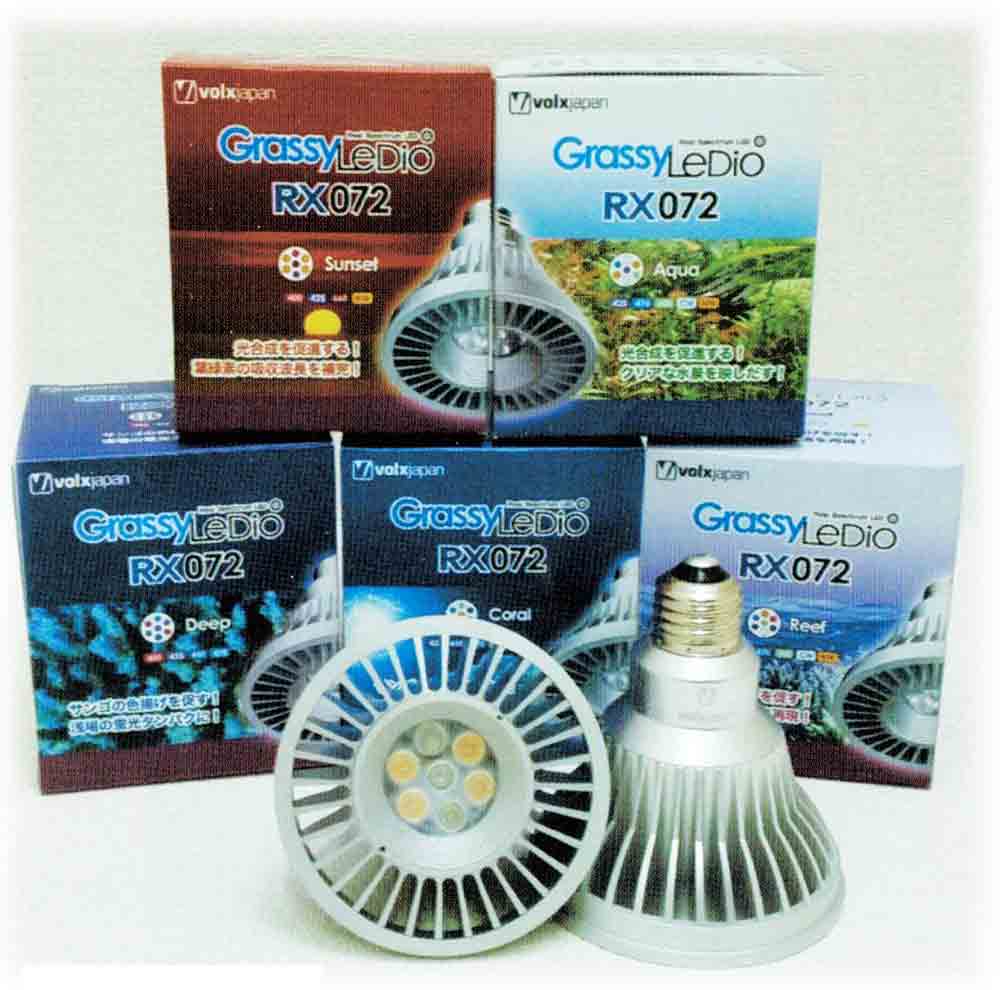 グラッシーレディオ RX072 アクア LEDライト クリップ付き