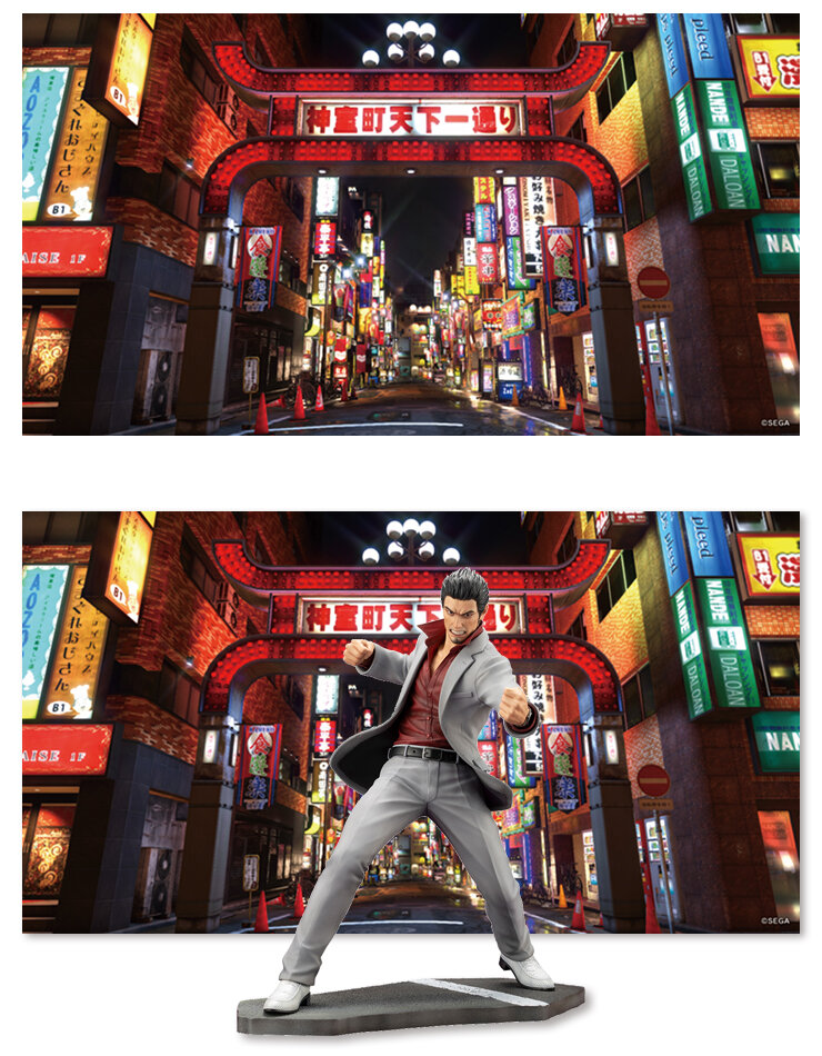 コトブキヤ 龍が如く 桐生一馬フィギュア 特製アクリルブロック付き