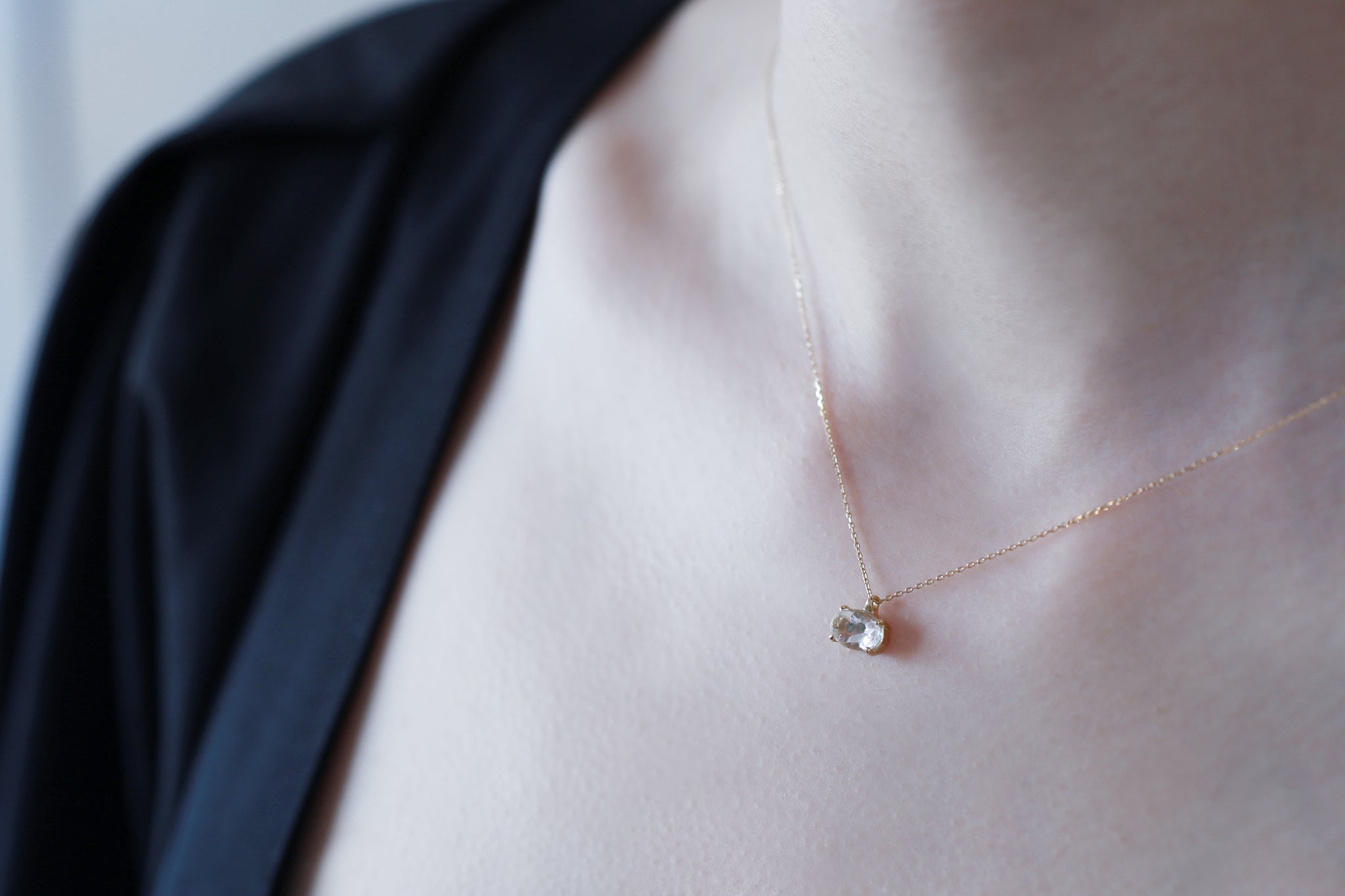 マーカサイトインクォーツネックレス– Ryui