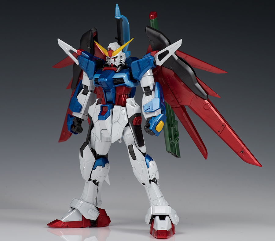 RG デスティニーガンダム(チタニウムフィニッシュ) 光の翼セット