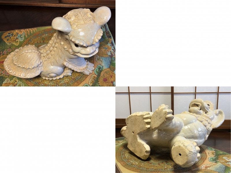 珍品 骨董品 中国美術 中国古玩 古美術 獅子 対物 中国美術 獅子 古