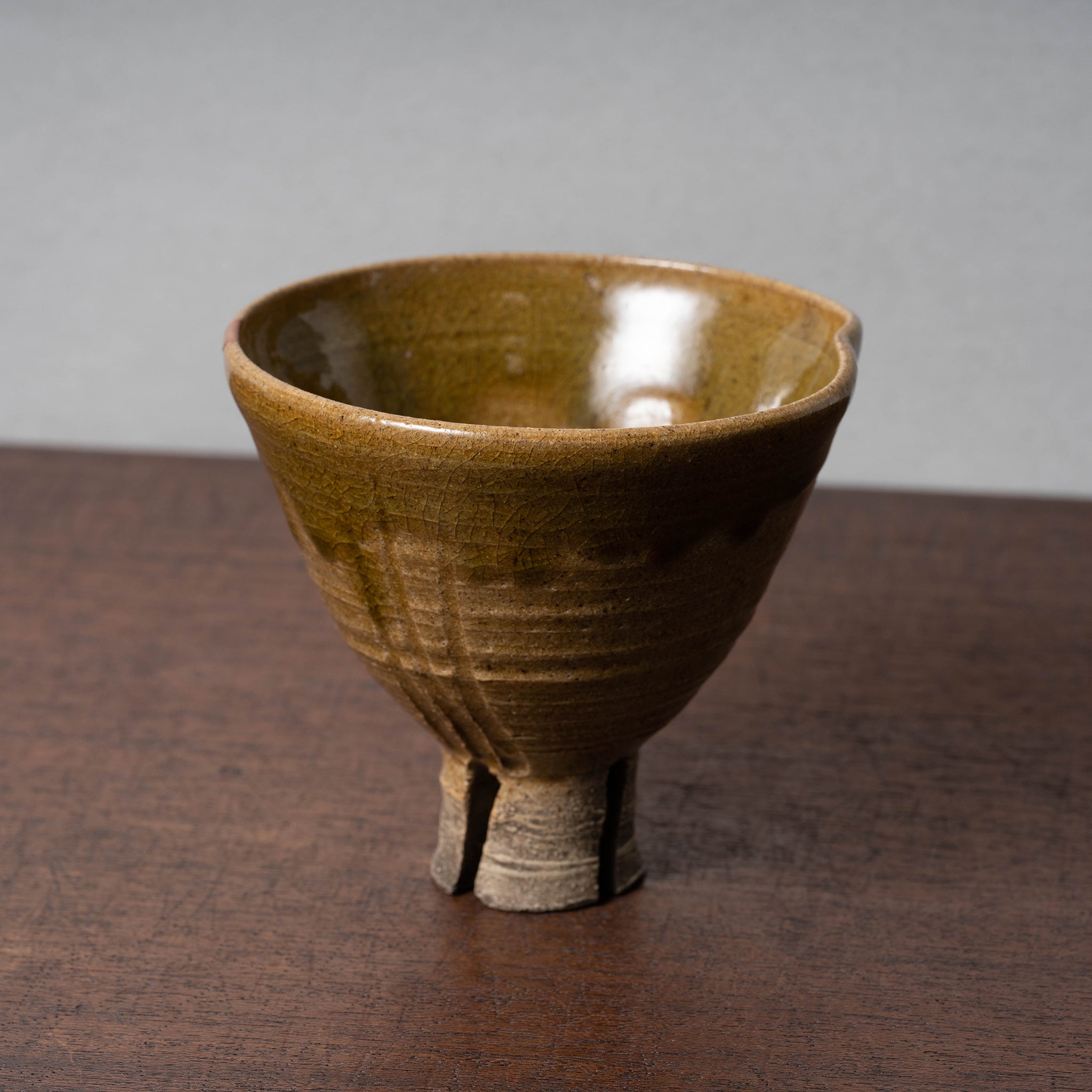 李朝 割高台茶碗 – 燦禾 SANKA
