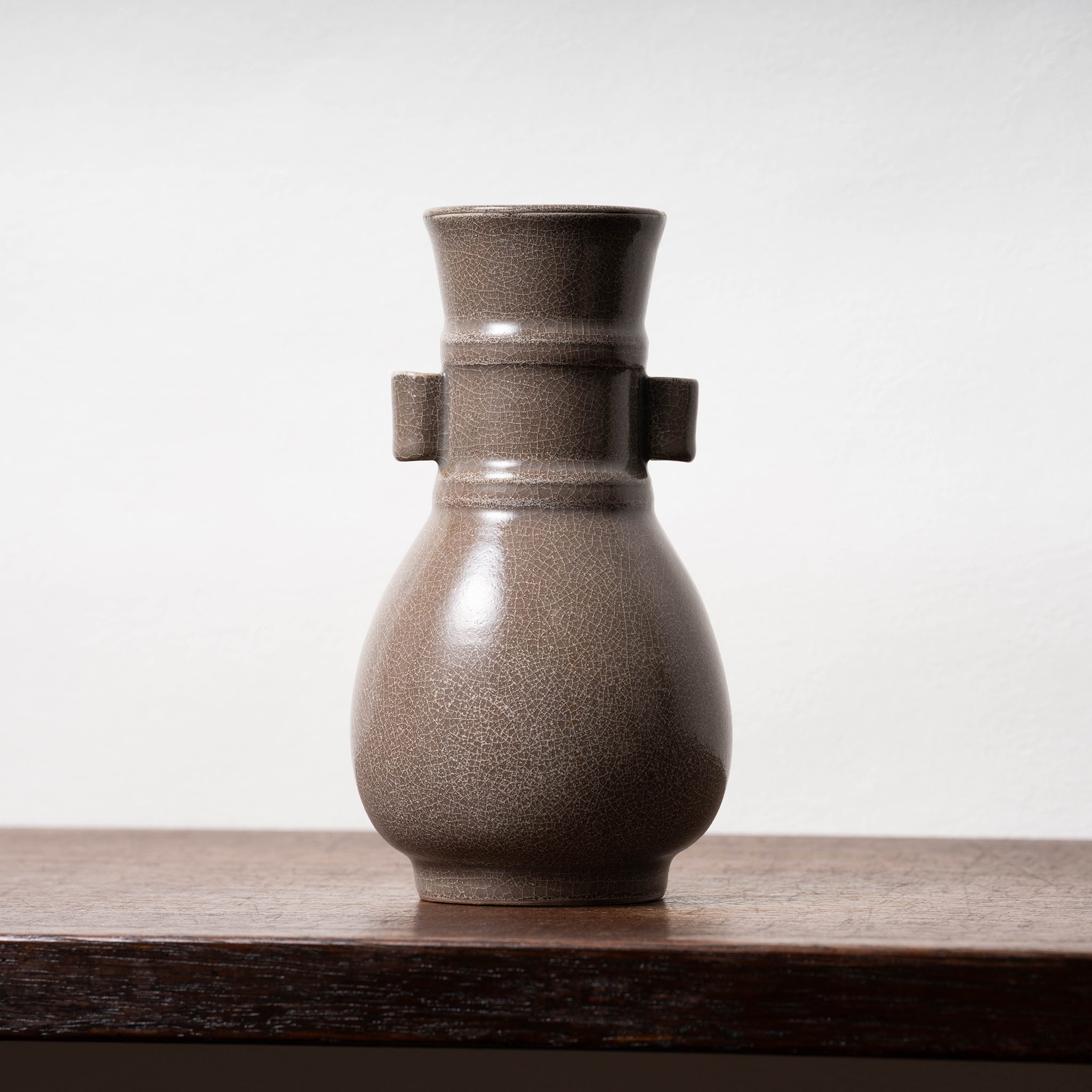 中国古玩清代仿龍泉窯青磁花瓶 中国古玩 清代 仿龍泉窯