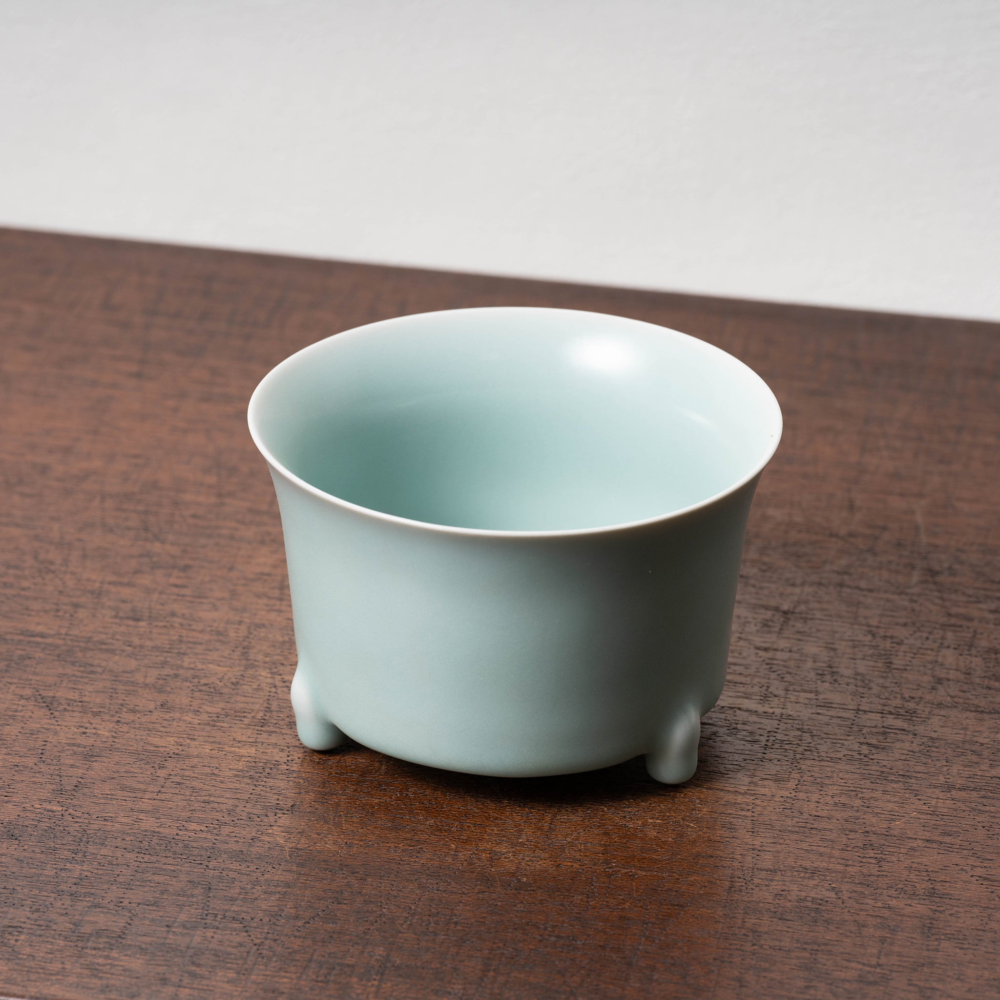 龍泉窯 青磁 三足香炉 明時代 中国美術 古玩 B4-46 明代 龍泉窯