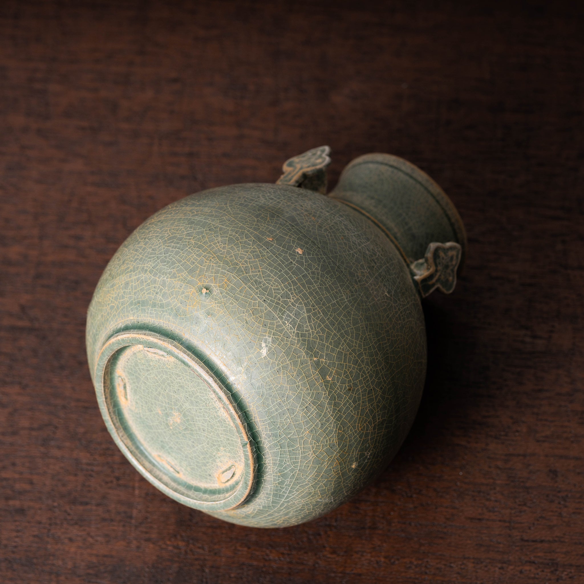 北宋 越州窯 青磁四耳壺 – 燦禾 SANKA