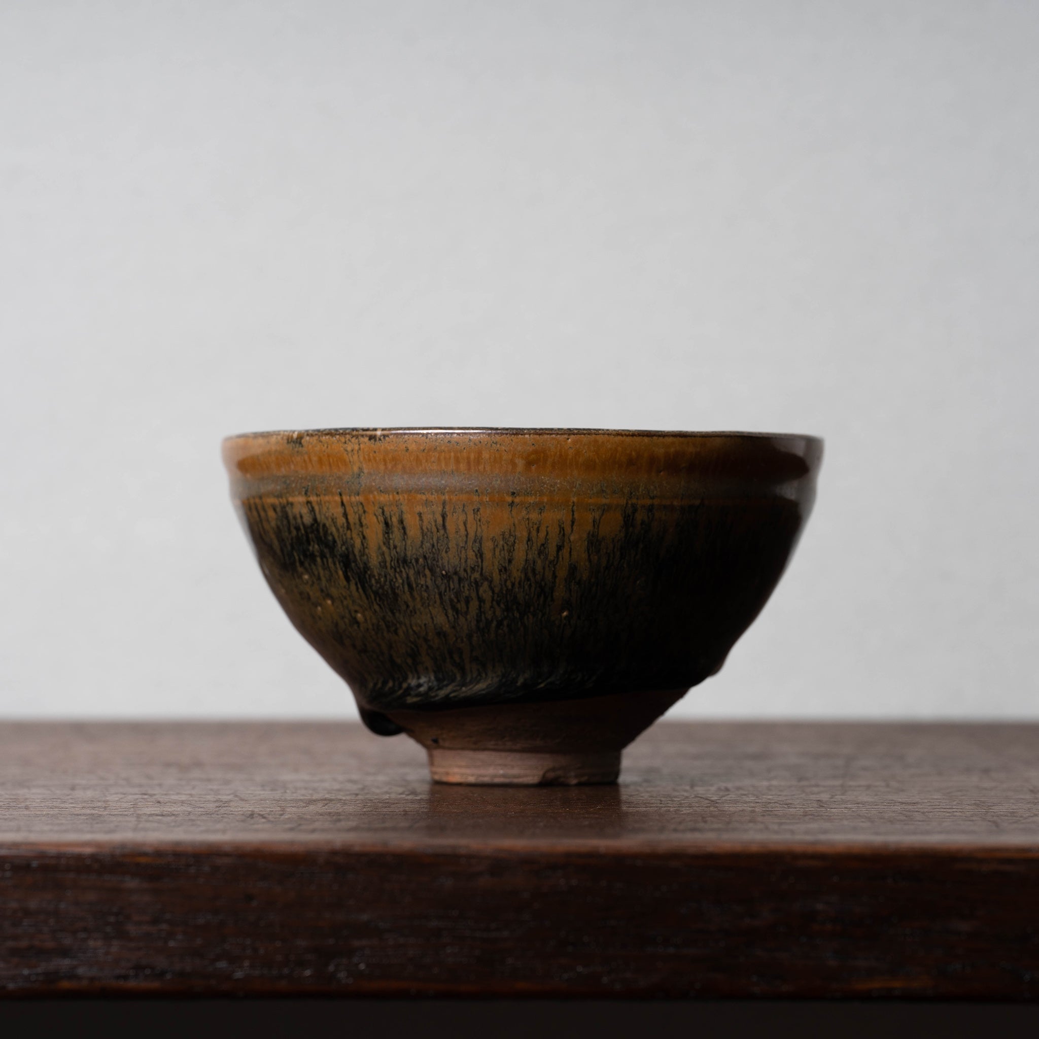 中国 南宋 建窯 天目 茶碗 V 5521 中国南宋建窯天目茶碗V5521