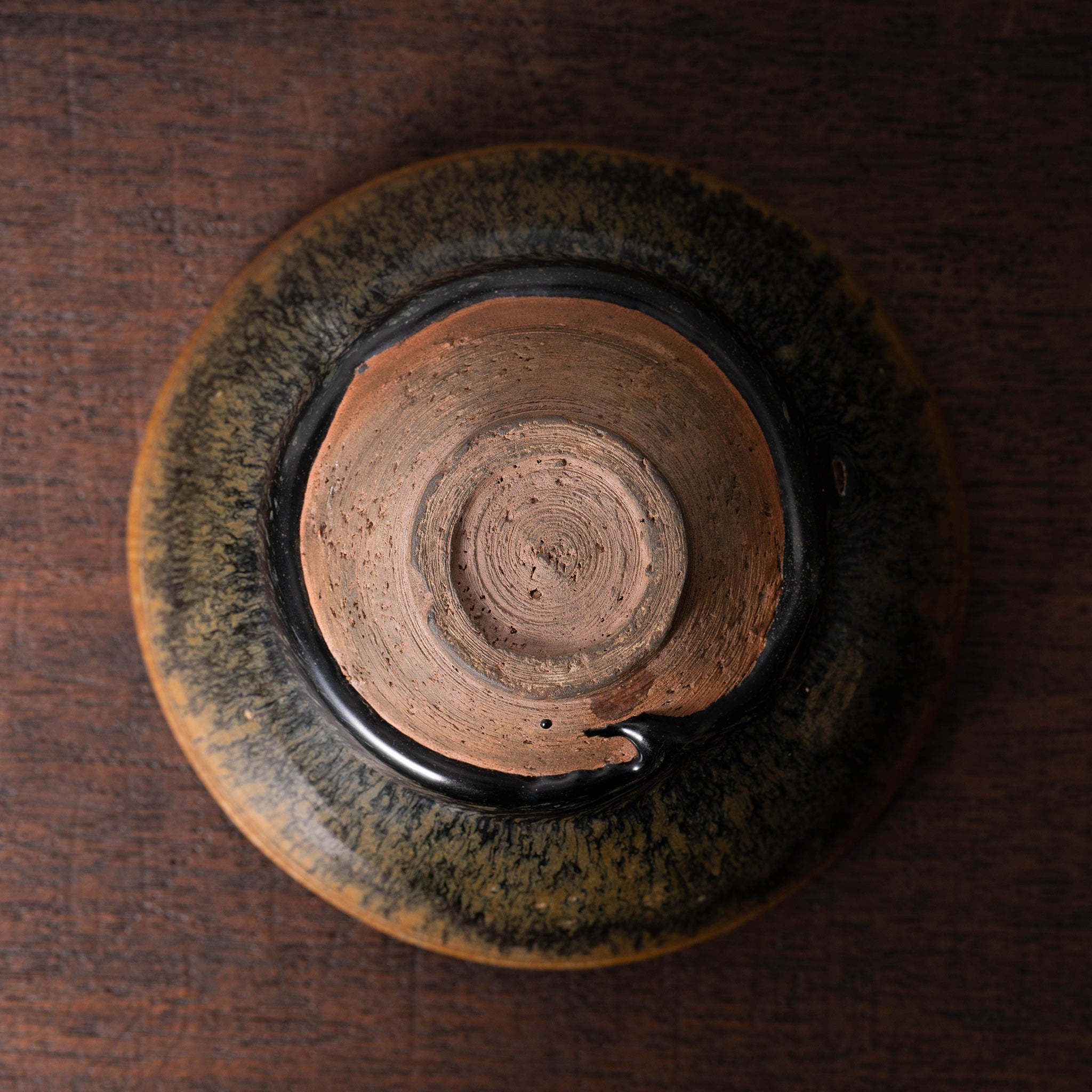 宋建窯 禾目天目茶碗 天目兎豪茶碗 南宋 建窯禾目天目茶碗（兎毫盞