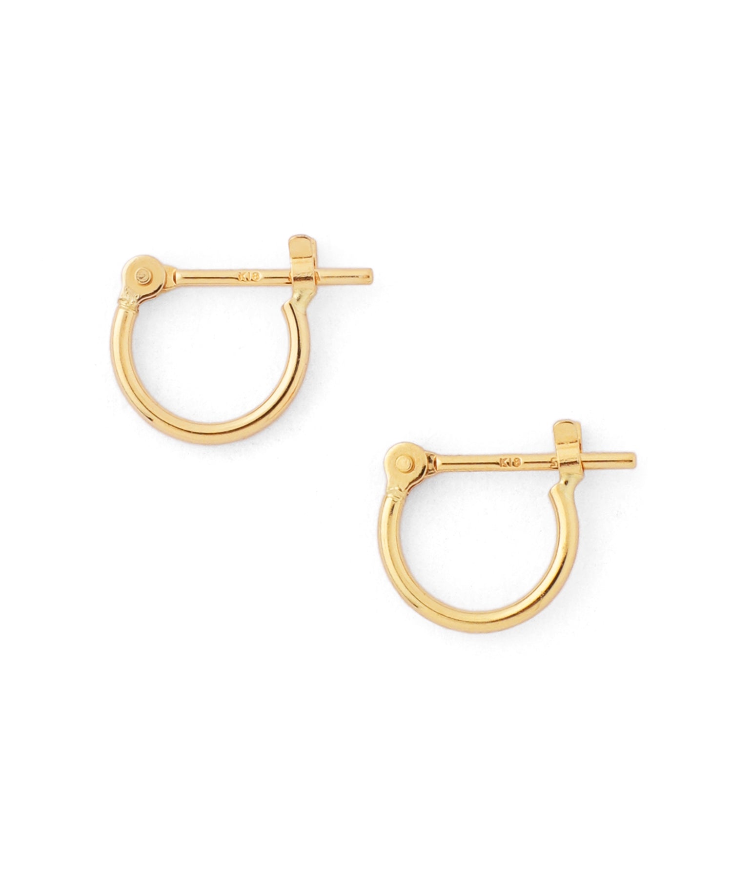 SIENA ROSE】パイプフープピアス[S]｜アネモネ・シエナロゼ・ミミサン