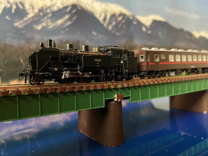 TOMIX 2643 真岡鐵道 C11形蒸気機関車（325号機）& TOMIX 98213 真岡