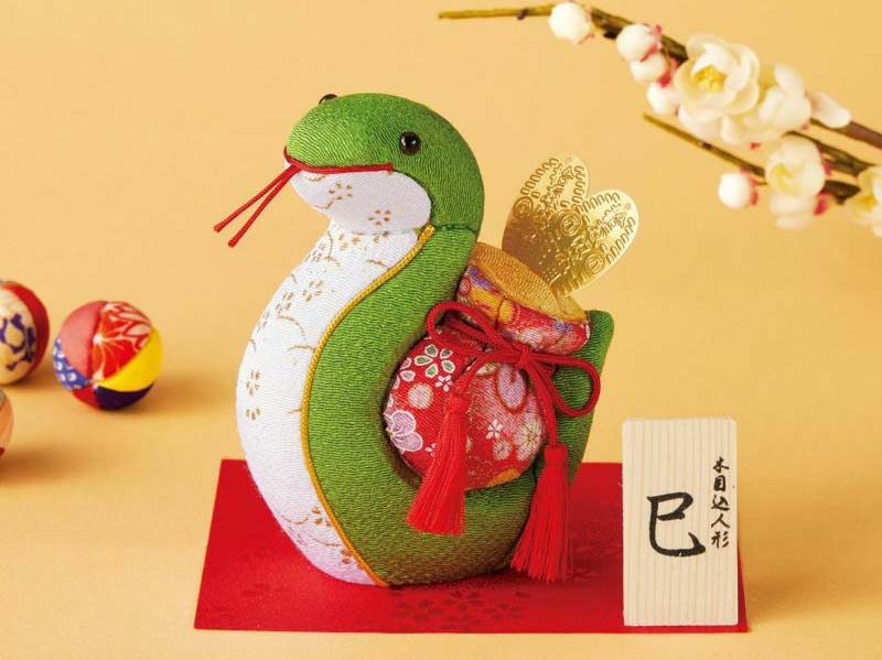 バカラ 置物 2025 干支 巳 蛇 ヘビ 選べる 正規ラッピング ギフト お祝